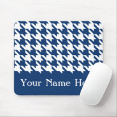 Elegantes Navy-Hahnentrittmuster mit individuelle Mousepad (Mit Mouse)