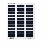 Elegantes Navy Minimalist (Vorne)