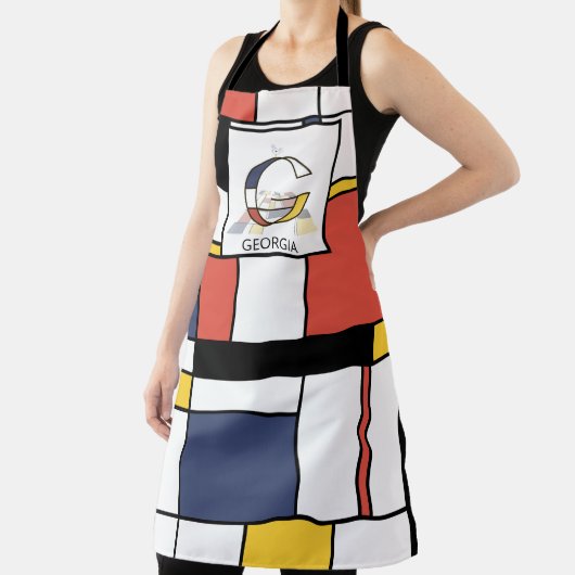 Elegantes Neoplasticismus Style Monogramm. Buchsta Schürze (InSitu)