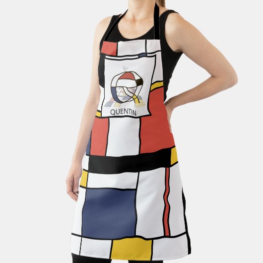 Elegantes Neoplasticismus Style Monogramm. Buchsta Schürze (InSitu)