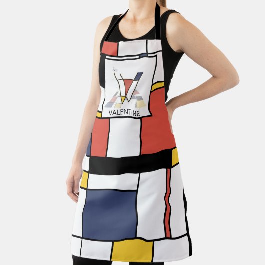 Elegantes Neoplasticismus Style Monogramm. Buchsta Schürze (InSitu)