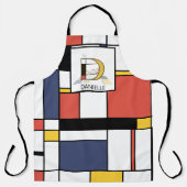 Elegantes Neoplasticismus Style Monogramm. Buchsta Schürze (Vorderseite)