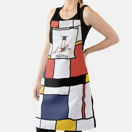 Elegantes Neoplasticismus Style Monogramm. Buchsta Schürze (InSitu)