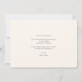 Elegantes neues Datum Modernes Script Foto Dusty B Save The Date (Rückseite)