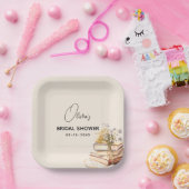 Elegantes neues Kapitel beginnt Brautparty Pappteller (Party)