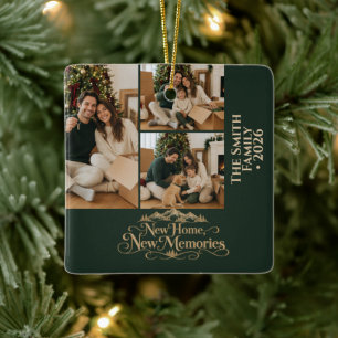 Elegantes neues Zuhause, neue Erinnerungen Foto Keramikornament