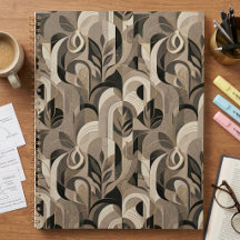 Elegantes Neutrales Abstractes Geometrisches Notiz