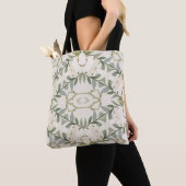Elegantes neutrales Blumenmuster Tasche (Von Nahem)