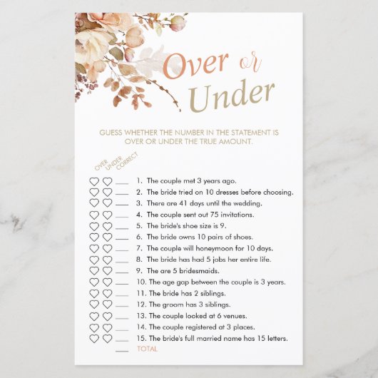 Elegantes, neutrales Blütenspiel über oder unter D (Vorderseite)