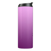 Elegantes neutrales Gradientrosa mit Individuelle  Thermosbecher (Nach links gedreht)