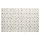 Elegantes, neutrales Schwanenmuster Stoff (Yard (91,4 cm))