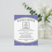 Elegantes New Business LOGO  Einladung (Stehend Vorderseite)