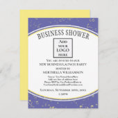 Elegantes New Business LOGO  Einladung (Vorne/Hinten)