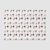 Elegantes New Year Celebration Party Muster Seidenpapier (Vorderseite)