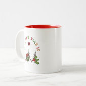 Elegantes Niedlich Alles was Sie brauchen ist Lieb Zweifarbige Tasse (Vorderseite Links)
