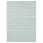 Elegantes Niedliches Blue Bar Balloon Boys Monogra Klemmbrett (Rückseite)