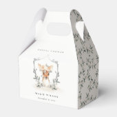 Elegantes Niedliches Brautparty von Dusky Deer Flo Geschenkschachtel (Vorderseite)