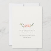 Elegantes Niedliches Bunny im Blumenkorb Kindergeb Einladung (Rückseite)