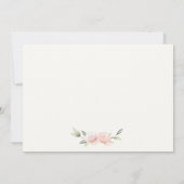 Elegantes Niedliches Bunny im Blumenkorb Kindergeb Mitteilungskarte (Rückseite)