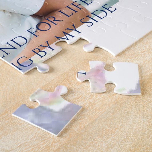 Elegantes Niedliches Foto Bridesmaid-Geschenk Puzzle (Seite)