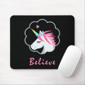 elegantes niedliches glauben an Unicorns emoji Mousepad (Mit Mouse)