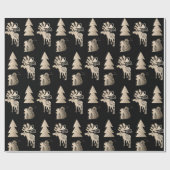 Elegantes niedliches, helles Weihnachtsmuster der  Geschenkpapier (Flach)