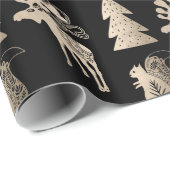 Elegantes niedliches, helles Weihnachtsmuster der  Geschenkpapier (Rolleneckpunkt)