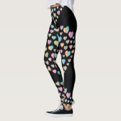 Elegantes Niedliches Herzdesign Leggings (Links)