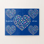 Elegantes Niedliches Herzdesign Puzzle (Horizontal)