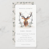 Elegantes Niedliches Hirschblütenfest Einladung (Vorne/Hinten)