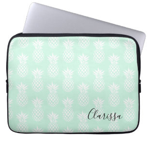 Elegantes, niedliches, hübsches Ananas-Muster Laptopschutzhülle
