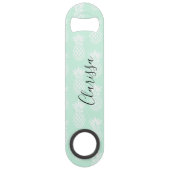 Elegantes, niedliches, hübsches Ananas-Muster Speed Flaschenöffner (Vorderseite)