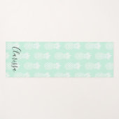 Elegantes niedliches hübsches tadelloses grünes yogamatte (Vorderseite (Horizontal))