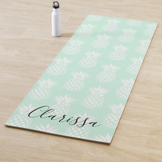 Elegantes niedliches hübsches tadelloses grünes yogamatte (Beispiel)