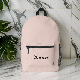 Elegantes Niedliches Minimalistisches Schwarzes Sk Bedruckter Rucksack