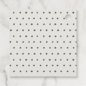 Elegantes Niedliches Obstcocktail Orange Brautpart Geschenkanhänger (Rückseite)