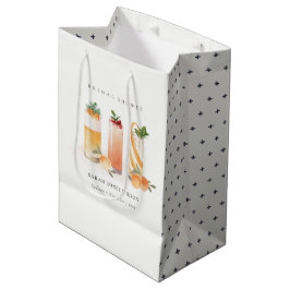 Elegantes Niedliches Obstcocktail Orange Brautpart Mittlere Geschenktüte