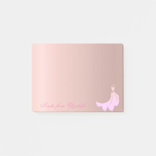 Elegantes Niedliches stilvolles Girly, Dress Post-it Klebezettel