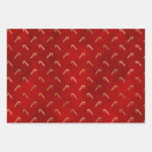 Elegantes, niedliches, vergoldetes Zuckerrohrmuste Geschenkpapier Set (Vorderseite)