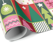 Elegantes Niedliches Weihnachtsgeschenk Geschenkpapier (Rolleneckpunkt)