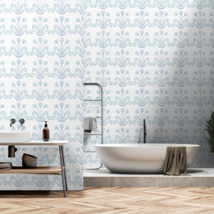 Elegantes, Niedliches Weiß- und Blautafel Tapete