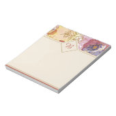 Elegantes Notizblock mit Blumen (Rotiert)
