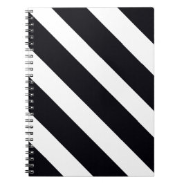 Elegantes Notizbuch mit den schwarzen u. weißen Notizblock