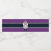 Elegantes Nutcracker-Wasser-Flaschenetikett Wasserflaschenetikett (Einzelnes Label)