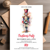 Elegantes Nutcracker Weihnachtsfest Party Einladung