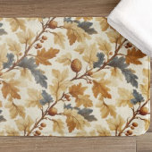 Elegantes Oak Leaf & Pinecone Herbstmuster Badematte