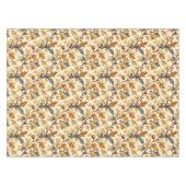 Elegantes Oak Leaf & Pinecone Herbstmuster Tischdecke (Vorderseite (Horizontal))