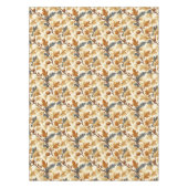 Elegantes Oak Leaf & Pinecone Herbstmuster Tischdecke (Vorderseite)