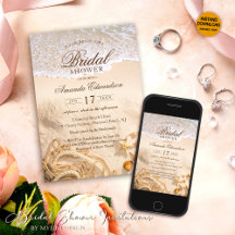 Elegantes Ocean Beach Summer Brautparty