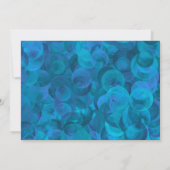 Elegantes Ocean Blue Foto Retirement Party Einladung (Rückseite)